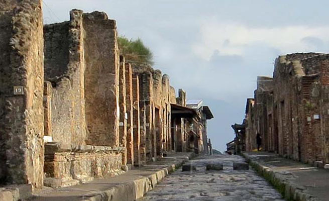 pompei walking tour